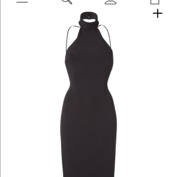 Elizabeth James black dress size 4 - Picture 2 of 8